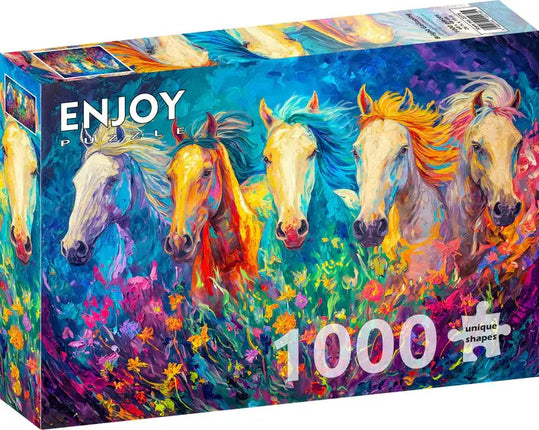 Enjoy Bright Galloping Puzzel 1000 Stukjes