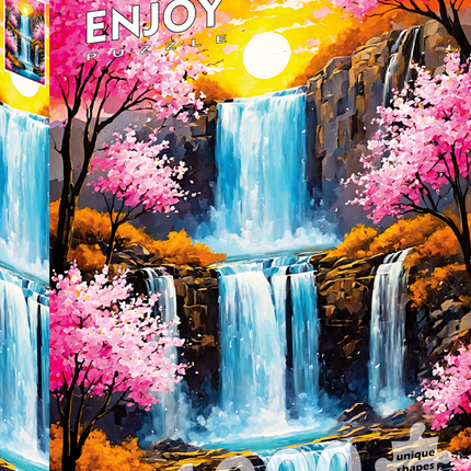Enjoy Cherry Waterfall Puzzel 1000 Stukjes