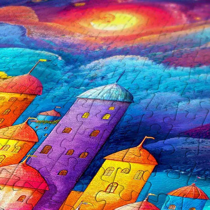 Enjoy Clouds Fortress Puzzel 1000 Stukjes