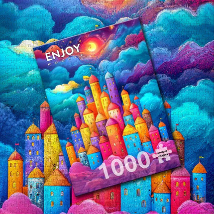 Enjoy Clouds Fortress Puzzel 1000 Stukjes