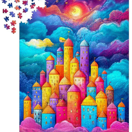 Enjoy Clouds Fortress Puzzel 1000 Stukjes