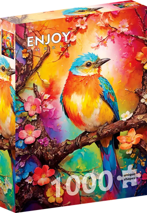 Enjoy Colorful Birdie Puzzel 1000 Stukjes