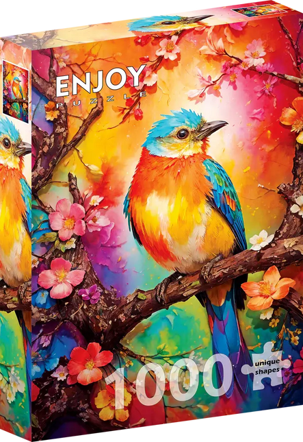 Enjoy Colorful Birdie Puzzel 1000 Stukjes