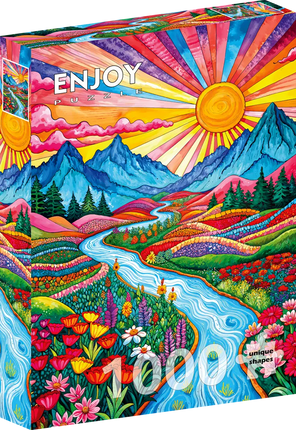 Enjoy Colorful Highlands Puzzel 1000 Stukjes