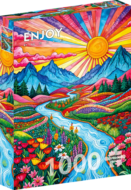 Enjoy Colorful Highlands Puzzel 1000 Stukjes