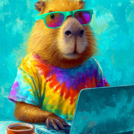 Enjoy Cool Capybara Puzzel 1000 Stukjes