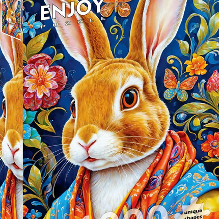 Enjoy Cool Rabbit Puzzel 1000 Stukjes