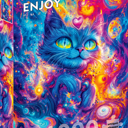 Enjoy Cosmic Cat Puzzel 1000 Stukjes