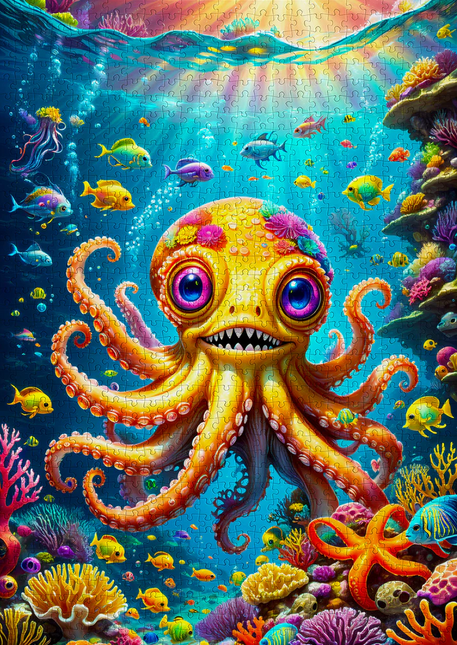 Enjoy Cute Octopus Puzzel 1000 Stukjes