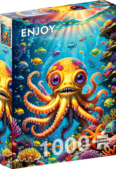 Enjoy Cute Octopus Puzzel 1000 Stukjes