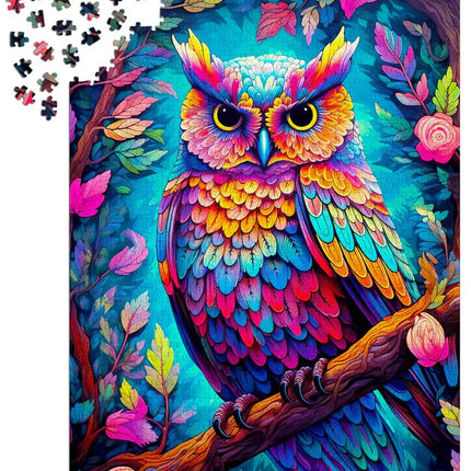 Enjoy Dazzling Owl Puzzel 1000 Stukjes