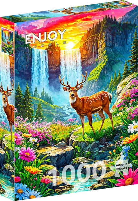 Enjoy Deer Paradise Puzzel 1000 Stukjes
