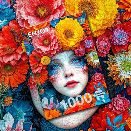 Enjoy Floral Grasp Puzzel 1000 Stukjes
