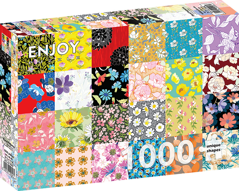 Enjoy Floral Patterns Puzzel 1000 Stukjes