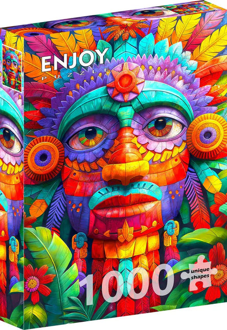Enjoy Floral Totem Puzzel 1000 Stukjes