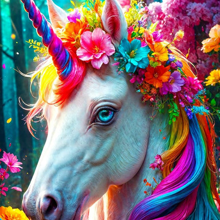 Enjoy Floral Unicorn Puzzel 1000 Stukjes