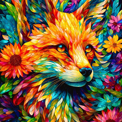 Enjoy Flower Garden Fox Puzzel 1000 Stukjes