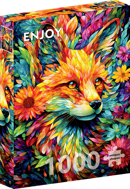 Enjoy Flower Garden Fox Puzzel 1000 Stukjes