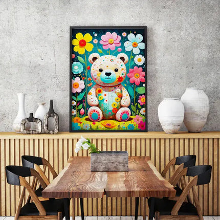 Enjoy Flower Teddy Bear Puzzel 1000 Stukjes