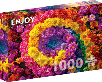 Enjoy Flower Vortex Puzzel 1000 Stukjes
