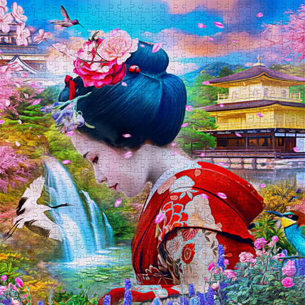 Enjoy Geisha Garden Puzzel 1000 Stukjes