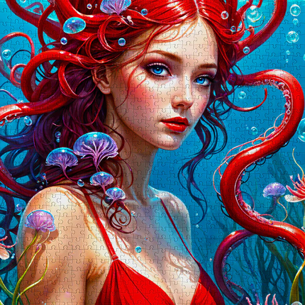 Enjoy Ginger Mermaid Puzzel 1000 Stukjes