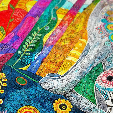 Enjoy Hare's Whimsical Land Puzzel 1000 Stukjes