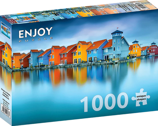 Enjoy Houses on Water - Groningen Nederland Puzzel 1000 Stukjes