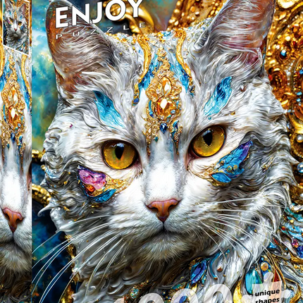 Enjoy Jeweled Cat Puzzel 1000 Stukjes
