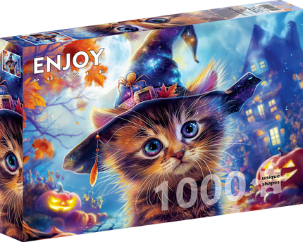 Enjoy Little Witch Cat Puzzel 1000 Stukjes