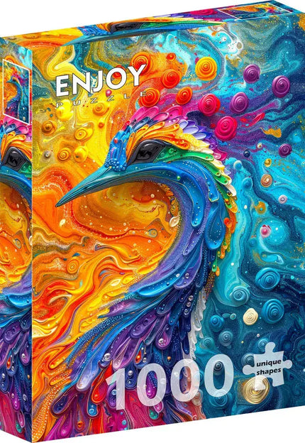Enjoy Marble Feathers Puzzel 1000 Stukjes