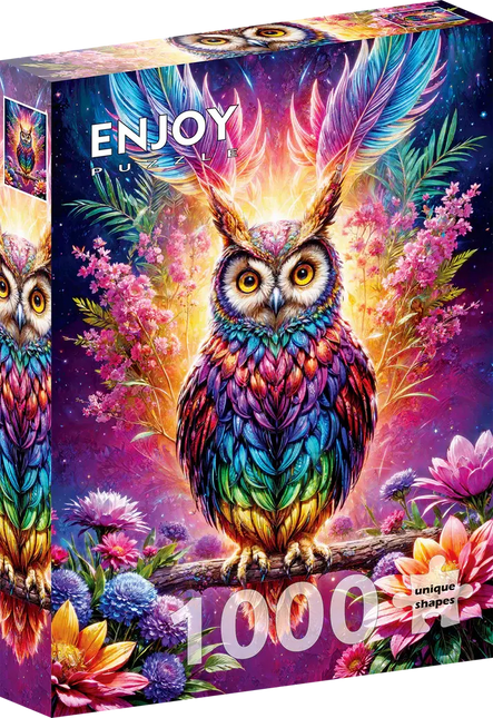 Enjoy Neon Owl Puzzel 1000 Stukjes
