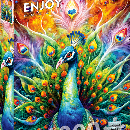 Enjoy Peacock Majesty Puzzel 1000 Stukjes