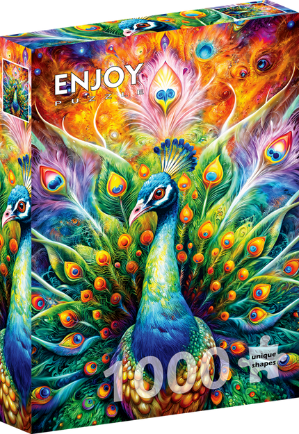 Enjoy Peacock Majesty Puzzel 1000 Stukjes