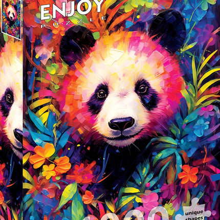 Enjoy Playful Panda Cub Puzzel 1000 Stukjes