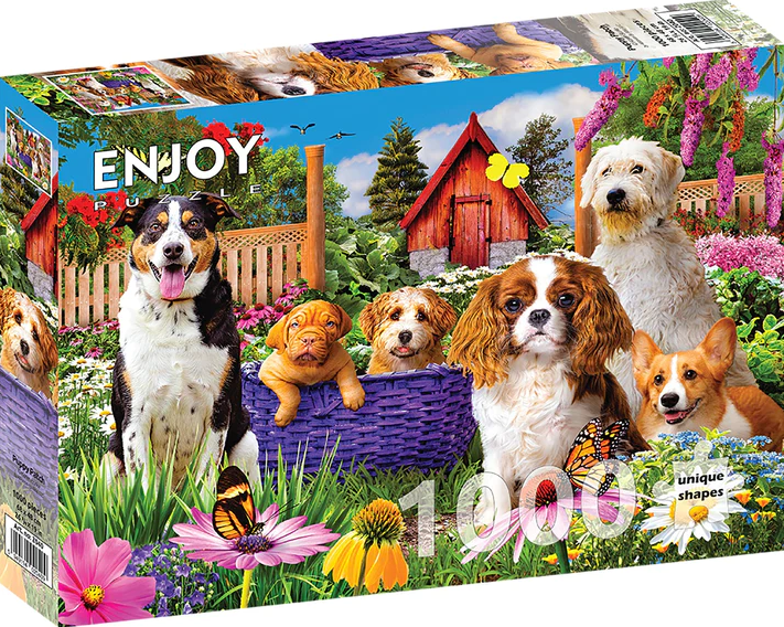 Enjoy Puppy Patch Puzzel 1000 Stukjes