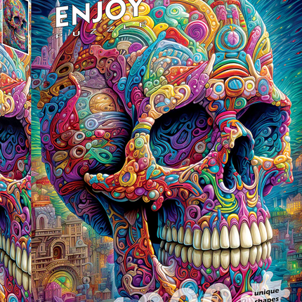 Enjoy Quirky Skull Puzzel 1000 Stukjes