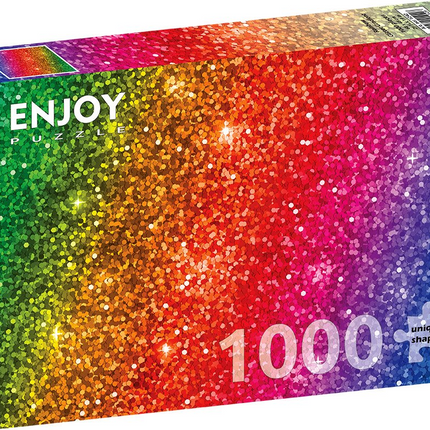 Enjoy Rainbow Glitter Gradient Puzzel 1000 Stukjes