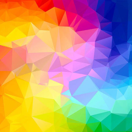 Enjoy Rainbow Gradient Poligonal Swirl Puzzel 1000 stukjes
