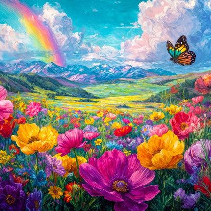Enjoy Rainbow Meadow Puzzel 1000 Stukjes