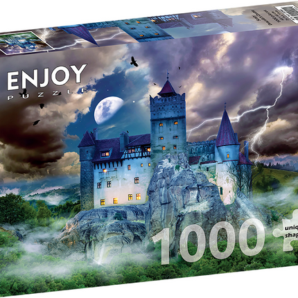 Enjoy Spooky Night at Dracula's Castle Puzzel 1000 Stukjes