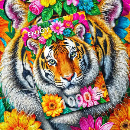 Enjoy Stripes and Blooms Puzzel 1000 Stukjes