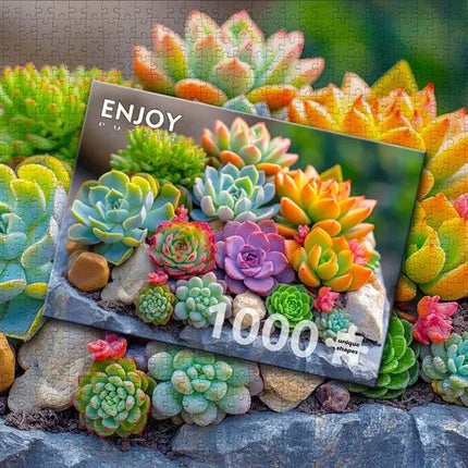 Enjoy Succulents Puzzel 1000 Stukjes