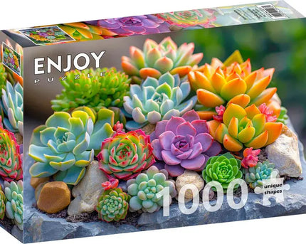 Enjoy Succulents Puzzel 1000 Stukjes