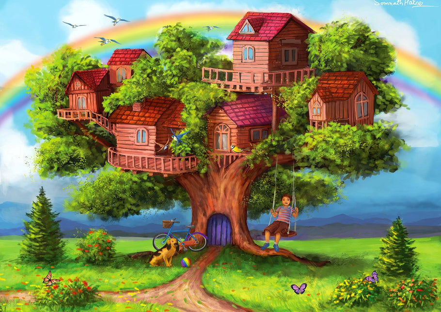 Enjoy Treehouses Puzzel 1000 Stukjes