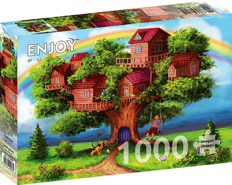 Enjoy Treehouses Puzzel 1000 Stukjes