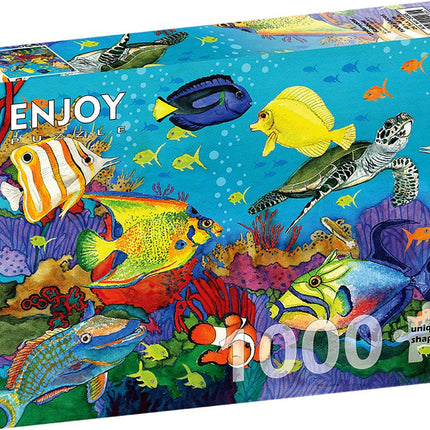 Enjoy Underwater Rainbow Puzzel 1000 Stukjes