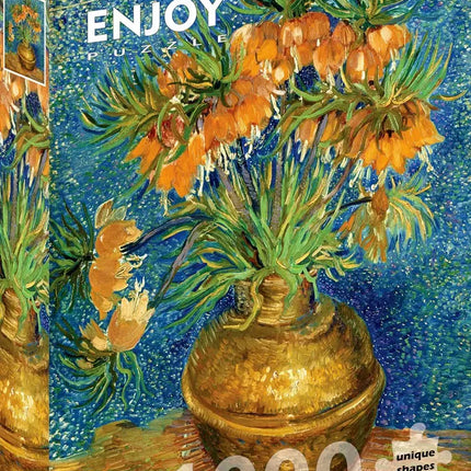 Enjoy Vincent Van Gogh: Fritillaries in a Copper Vase Puzzel 1000 Stukjes