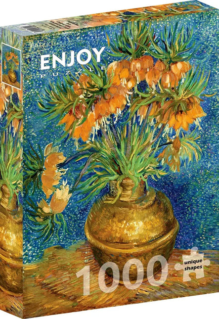 Enjoy Vincent Van Gogh: Fritillaries in a Copper Vase Puzzel 1000 Stukjes