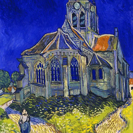Enjoy Vincent Van Gogh: The Church in Auvers-sur-Oise Puzzel 1000 Stukjes